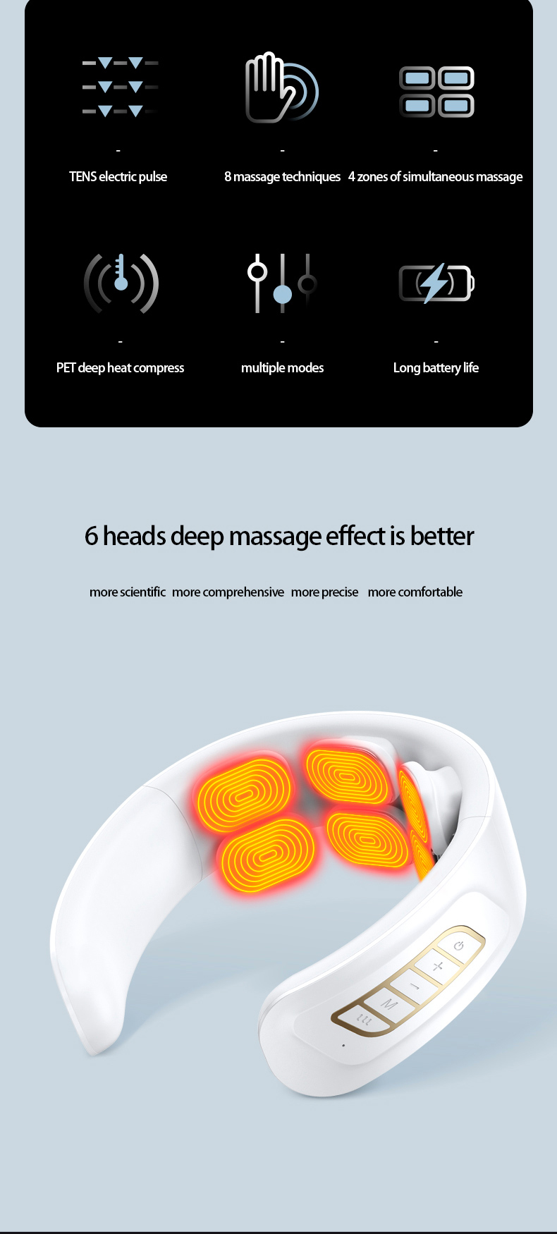 neck massager neck and shoulder massage electric neck massager shiatsu neck massager ems neck massager portable neck massager
